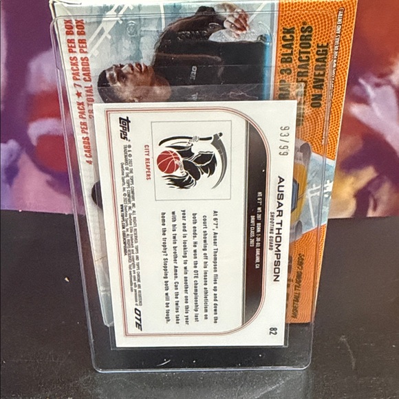 Topps Chrome OTE 2023 - Ausar Thompson - Blue /99 numbered - WOW - Picture 2 of 4